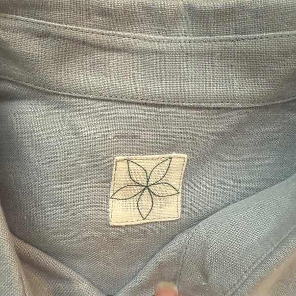 Linen Button Up Shirt - Picture 6 of 6